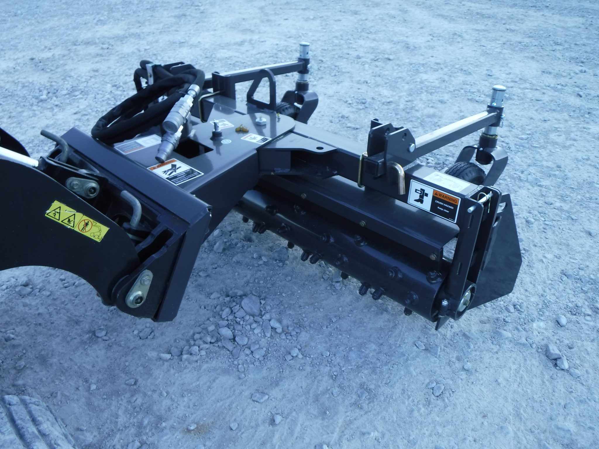 Harley Rake D4M Direct Drive Manual Angle Model Power Rake Skid Steer