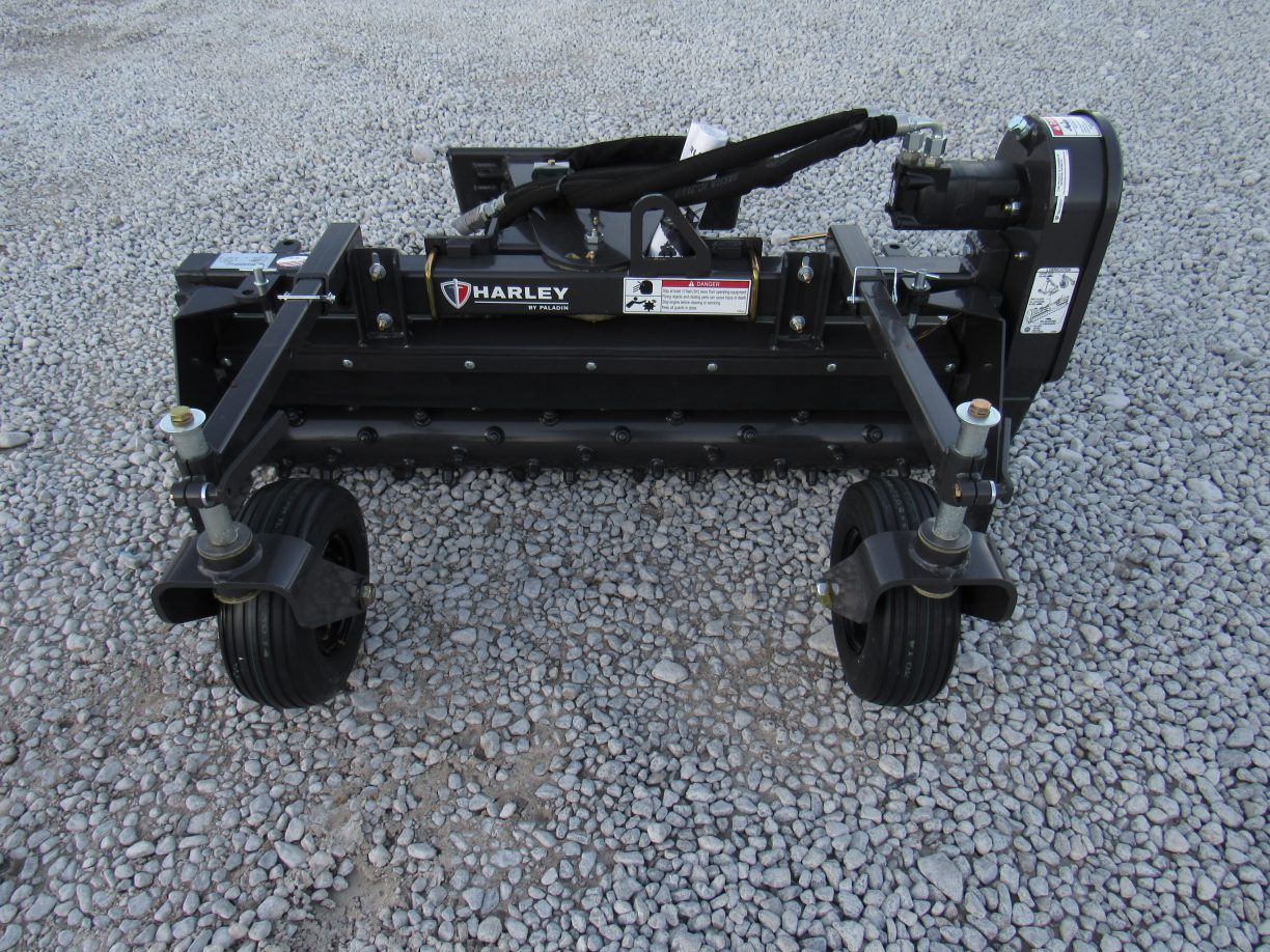 Harley Rake M4M Manual Angle Model Power Rake Skid Steer Attachment Depot