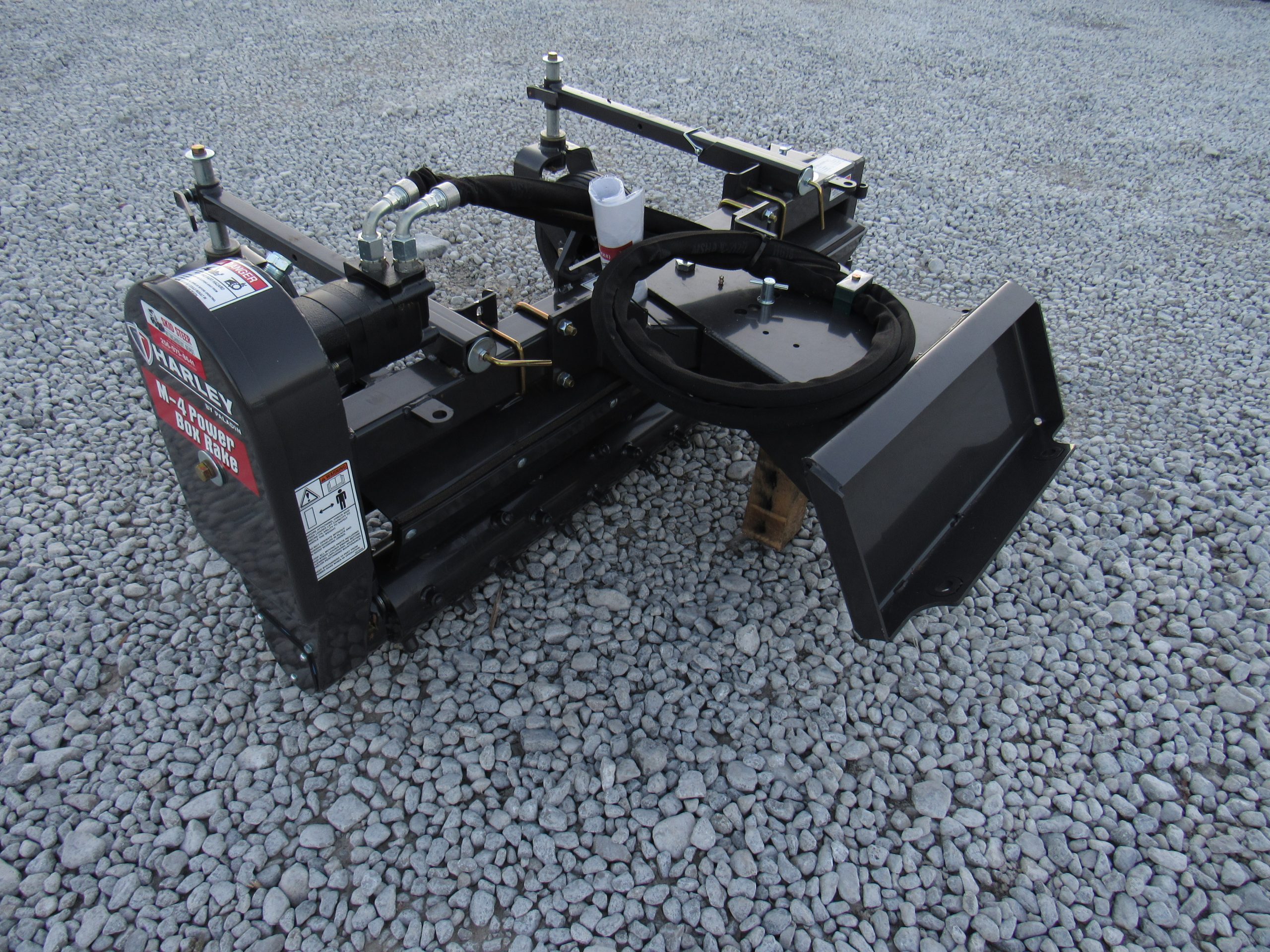 Harley Rake M4M Manual Angle Model Power Rake Skid Steer Attachment Depot
