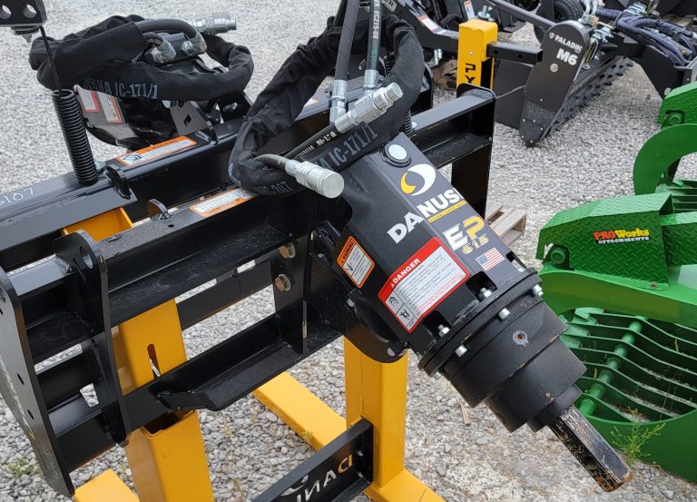 Danuser EP615 Hex Auger Drive Unit Fits Skid Steer Quick Attach Skid