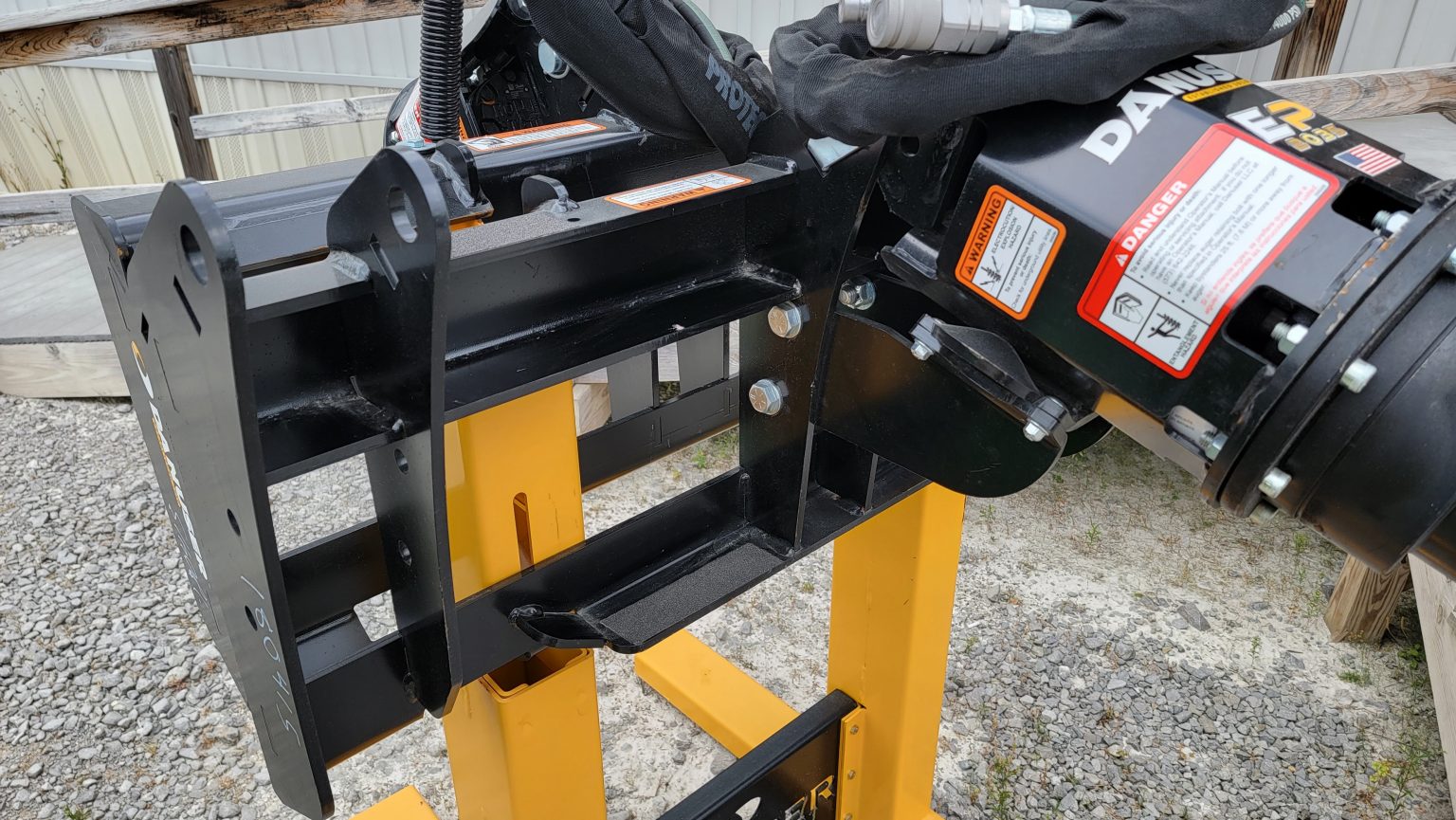 Danuser EP2035 Hex Auger Drive Unit Fits Skid Steer Quick Attach Skid