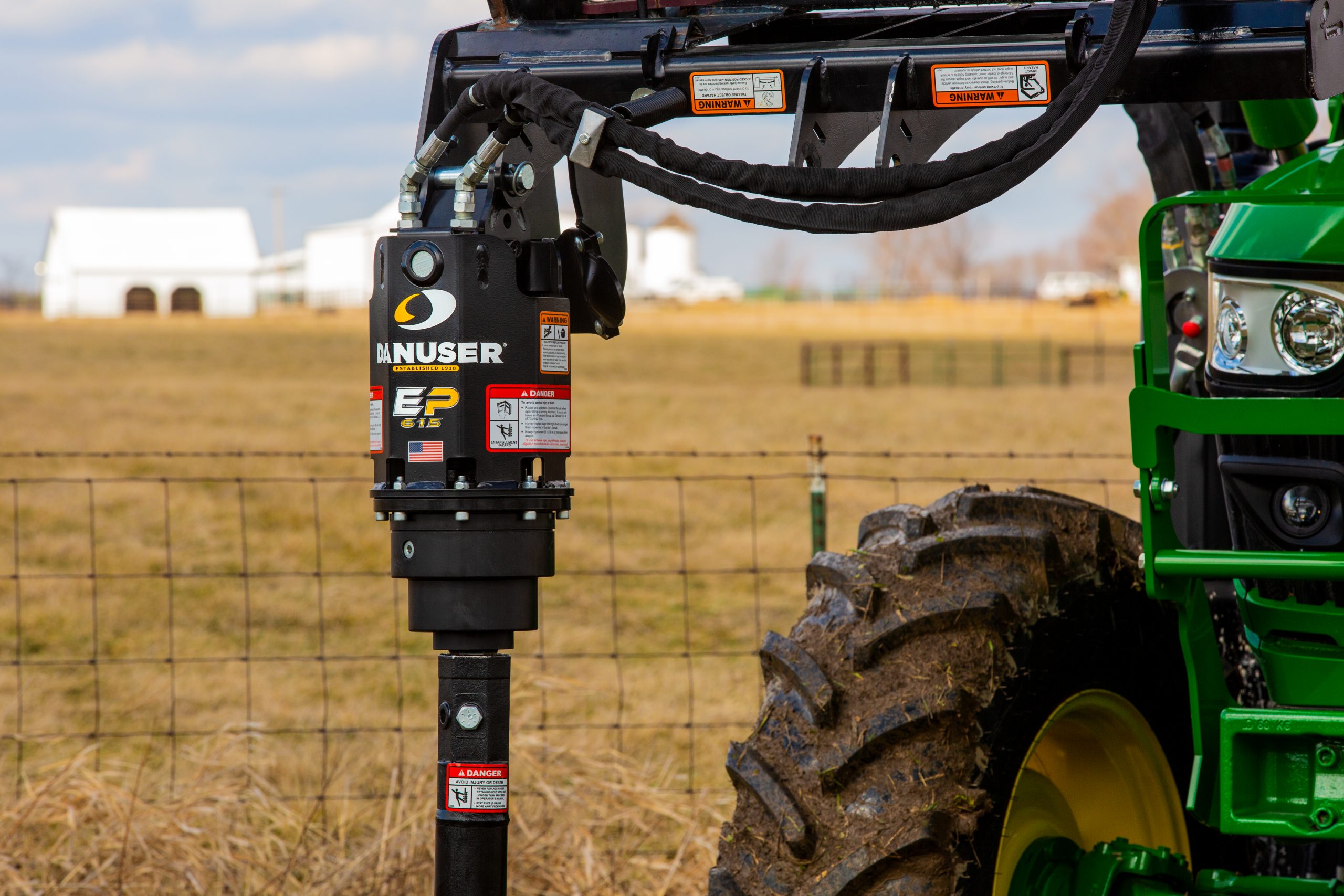 Pro Works MA600H Hex Planetary Auger Drive – Toro Dingo & Mini Skid Steer Attachment – Ship $199