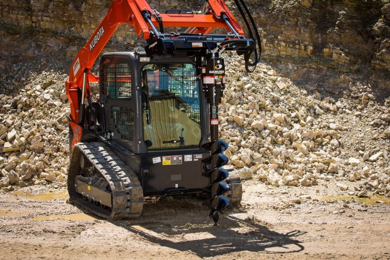 Danuser EP1530 Hex Auger Drive Unit Fits Skid Steer Quick Attach Skid