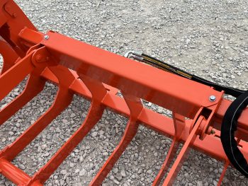 72″ Dual Cylinder Root Bucket Grapple Attachment with Grease