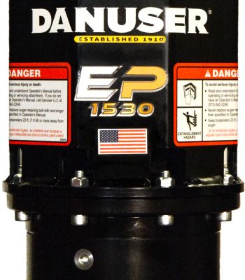 Danuser EP1530 Hex Auger Drive Unit Fits Skid Steer Quick Attach