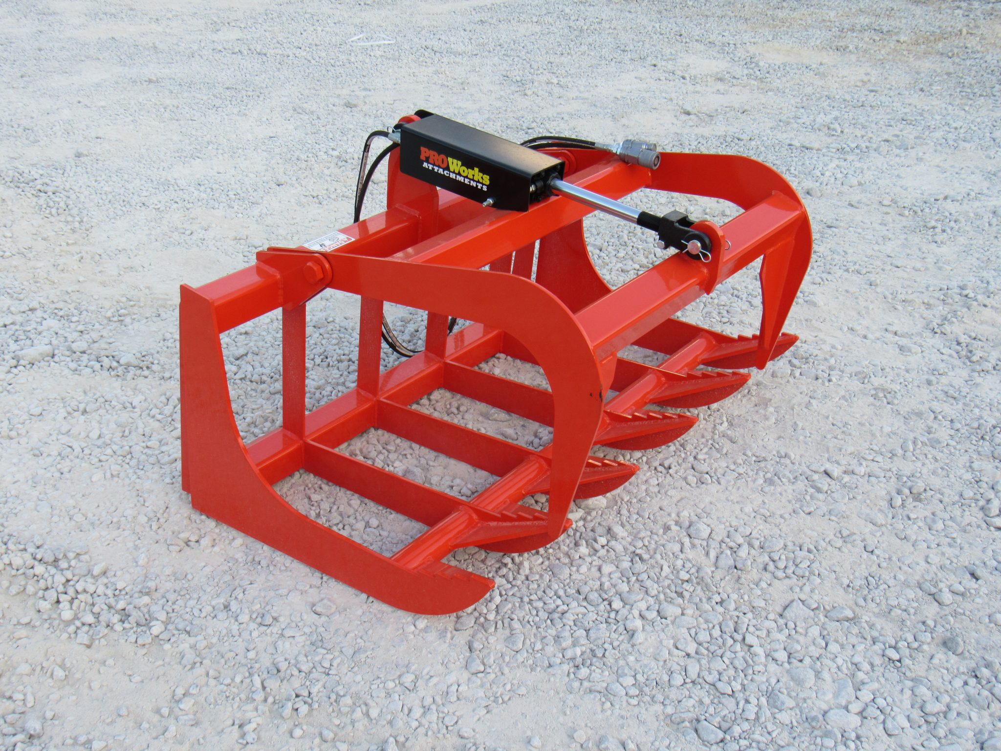 48″ Root Grapple and 42″ Pallet Forks Fits Skid Steer Quick Attach