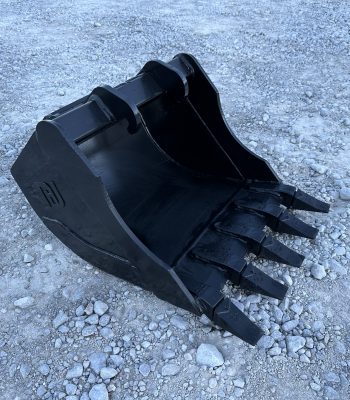 PRO Works EX93 24" Mini Excavator Bucket with Teeth for 6-10,000lb Bobcat X-Change Mini Excavator EX93024