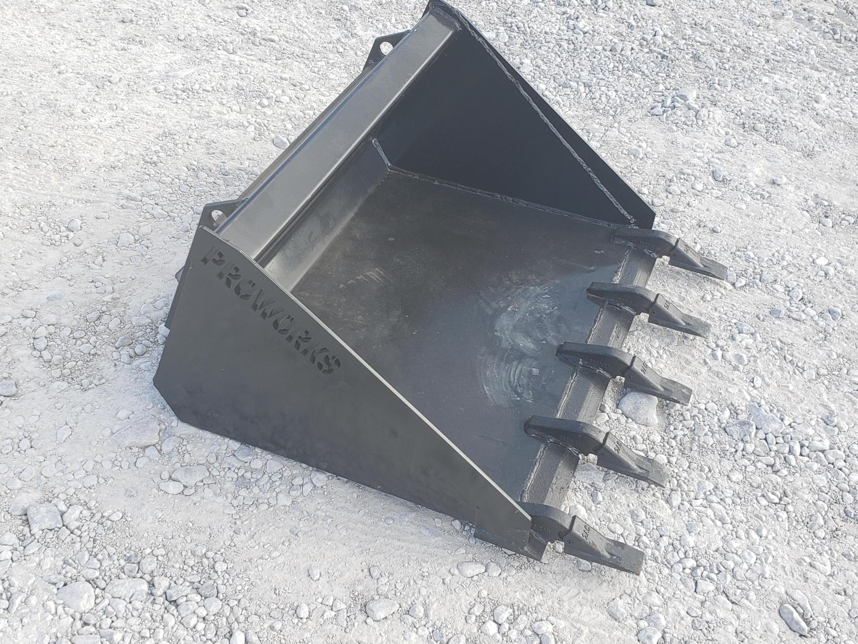 34″ Low Profile Tooth Bucket Fits Mini Skid Steer Skid Steer