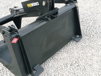 PRO Works 42" Smooth Bucket Grapple Single Cylinder with Bolt on Edge Bobcat MT Attachment GBT442