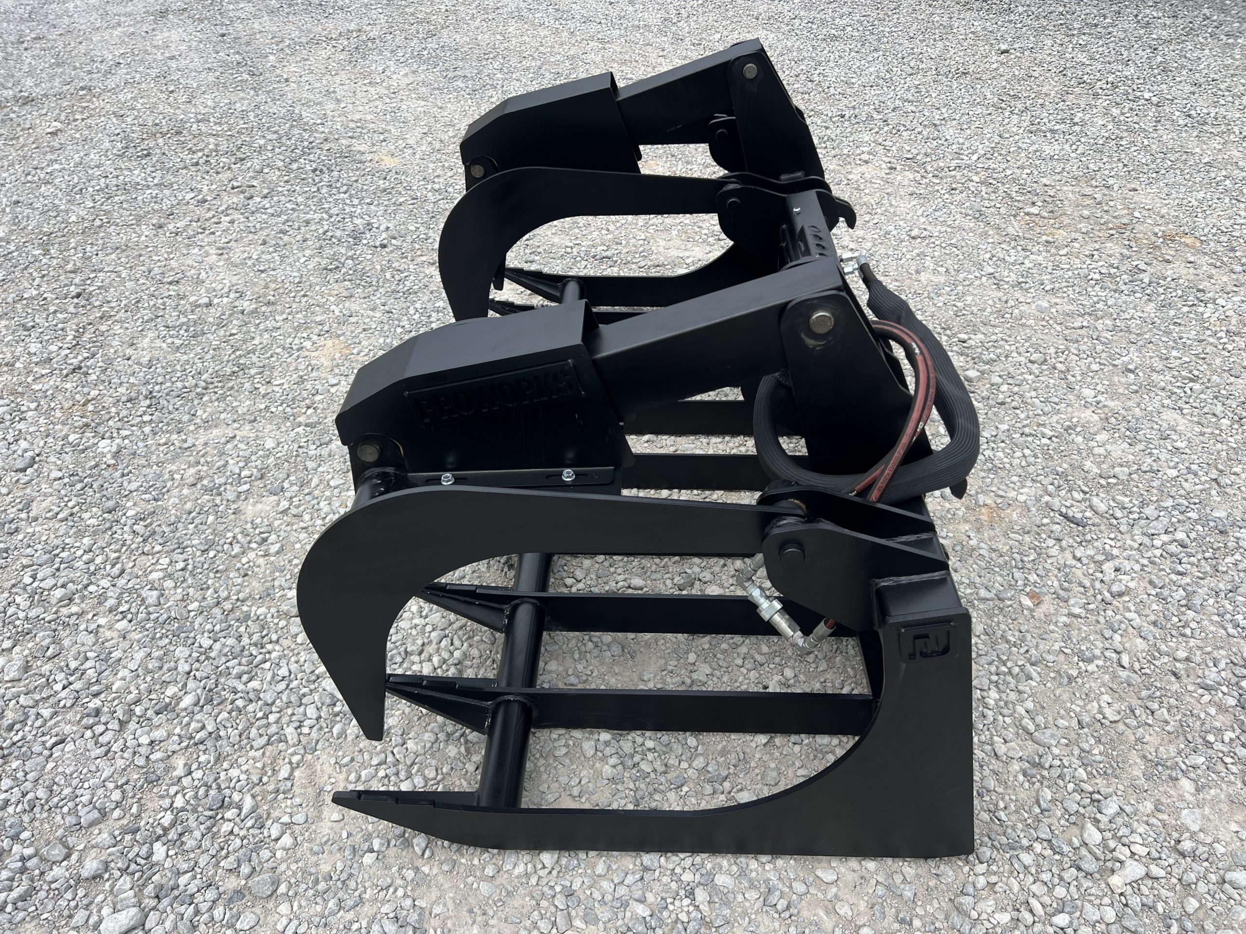 72" Heavy Duty Dual Cylinder Root Bucket Grapple Attachment Fits Euro Global Quicke Loader - Image 9