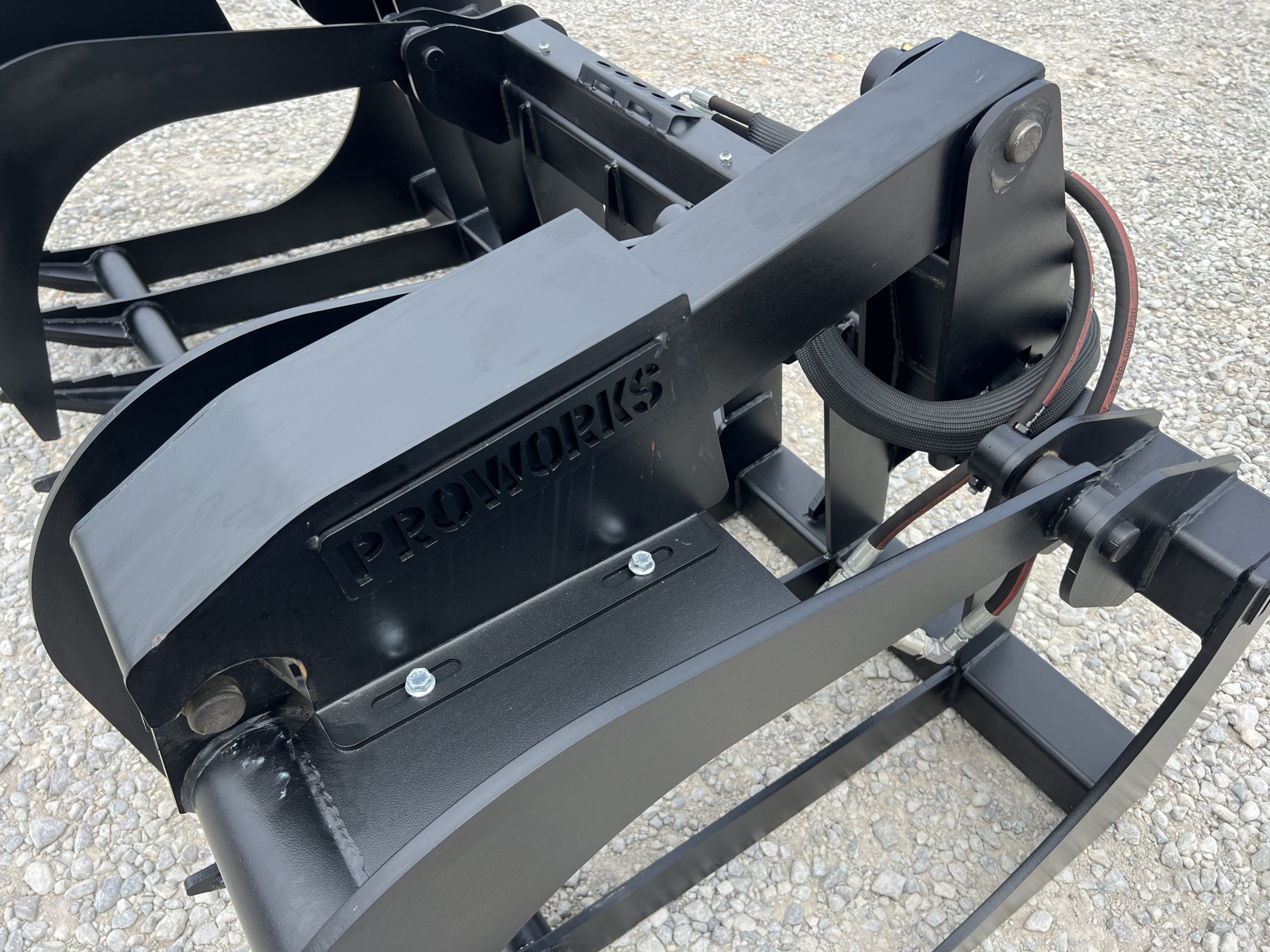 72" Heavy Duty Dual Cylinder Root Bucket Grapple Attachment Fits Euro Global Quicke Loader - Image 12