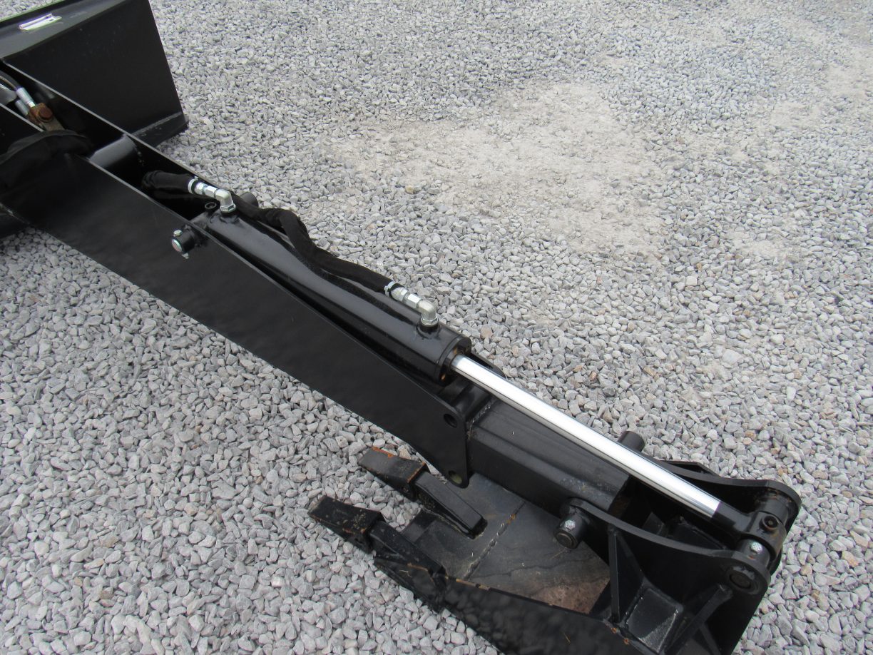 Stiff Arm Backhoe Attachment with 12″ Tooth Trench Bucket Fits Skid