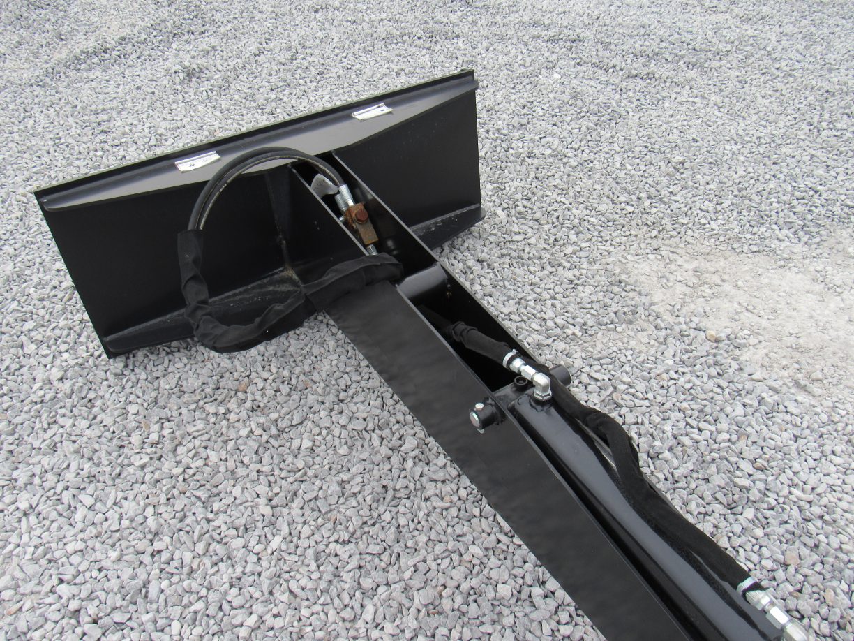 Stiff Arm Backhoe Attachment with 12″ Tooth Trench Bucket Fits Skid
