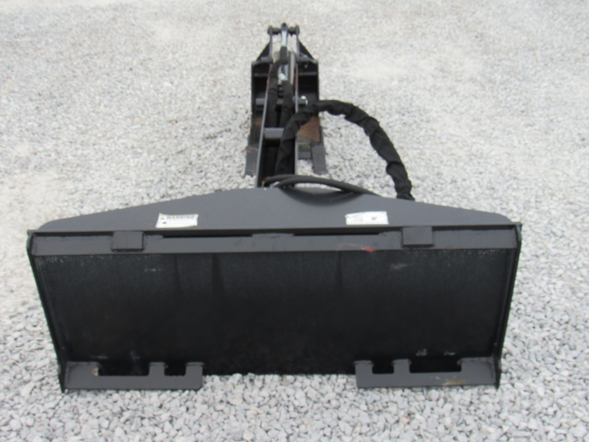 Stiff Arm Backhoe Attachment with 12″ Tooth Trench Bucket Fits Skid