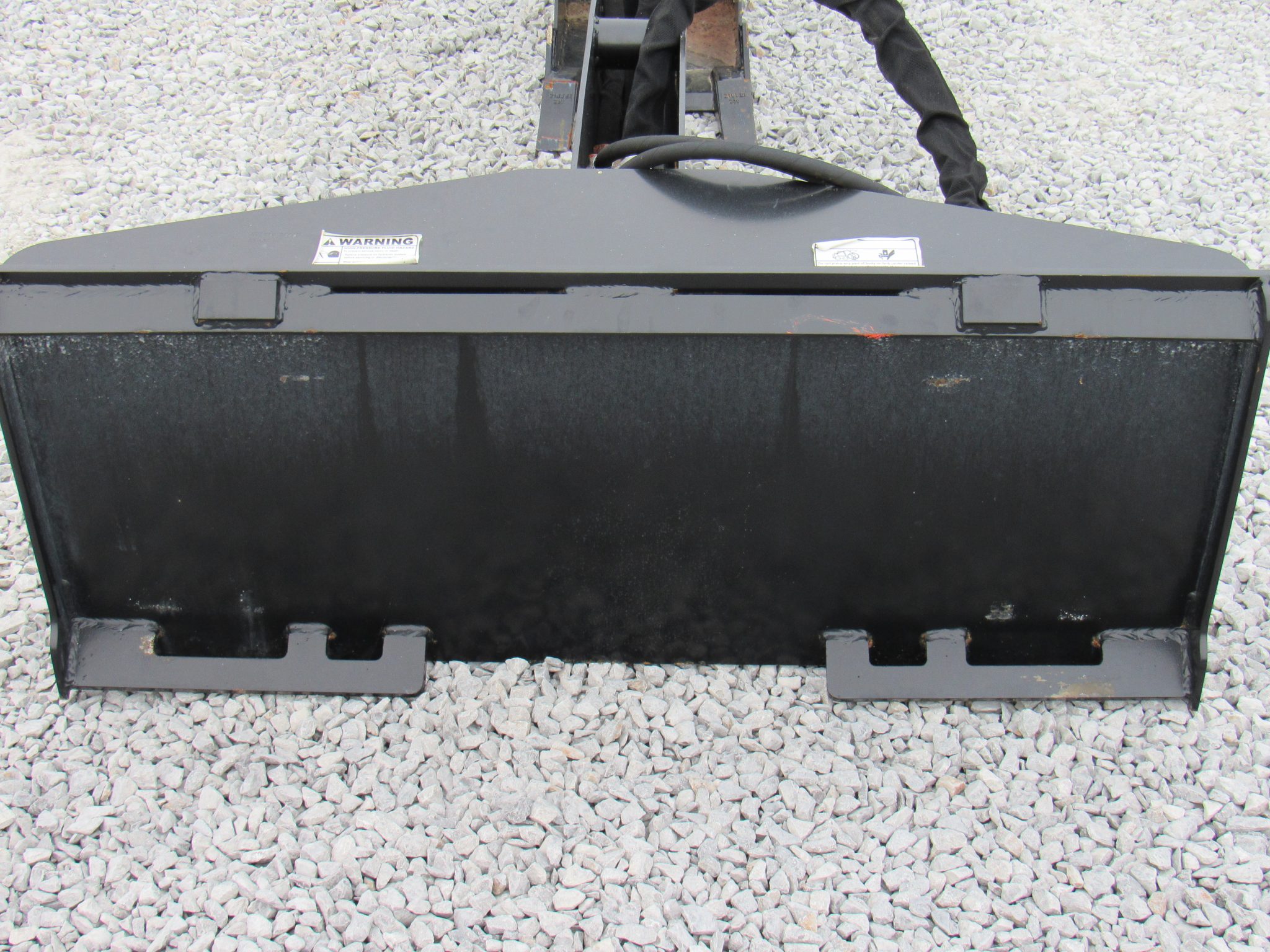 Stiff Arm Backhoe Attachment with 12″ Tooth Trench Bucket Fits Skid