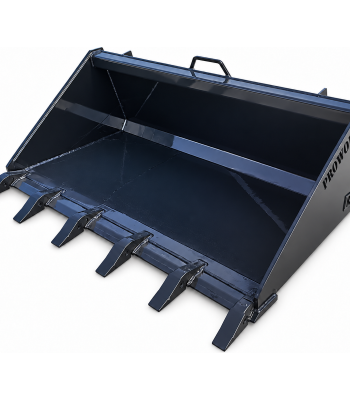 PROWORKS 60″ Standard Duty Low Profile Skid Steer Tooth Bucket