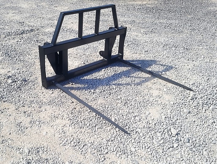 Hay Spear Attachment Fits Euro Global Quicke Loader – Skid Steer