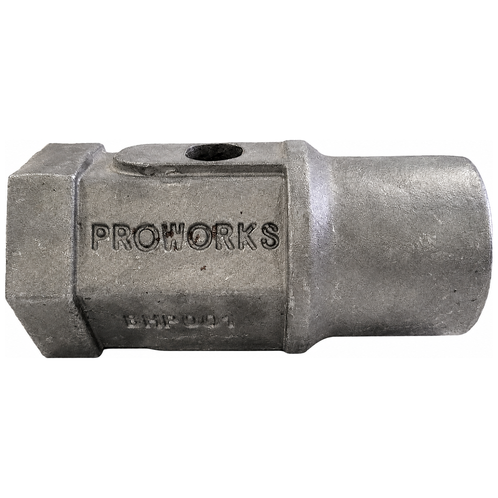 PROWORKS 2'' Female Hex Auger Bit Repair Hub Weld On Replacement Collar 3/4'' Pin