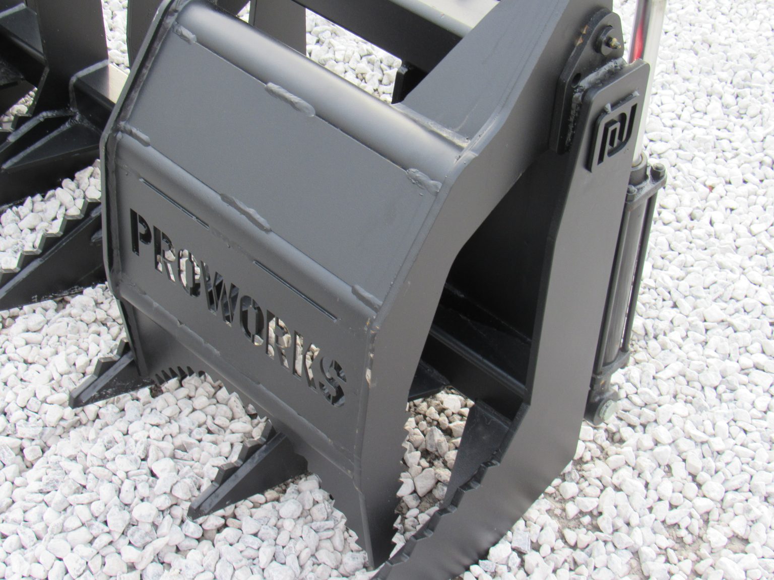 54 Root Rake 54″ Root Rake Clam Grapple Attachment Fits Bobcat MT Mini Skid Steer ...