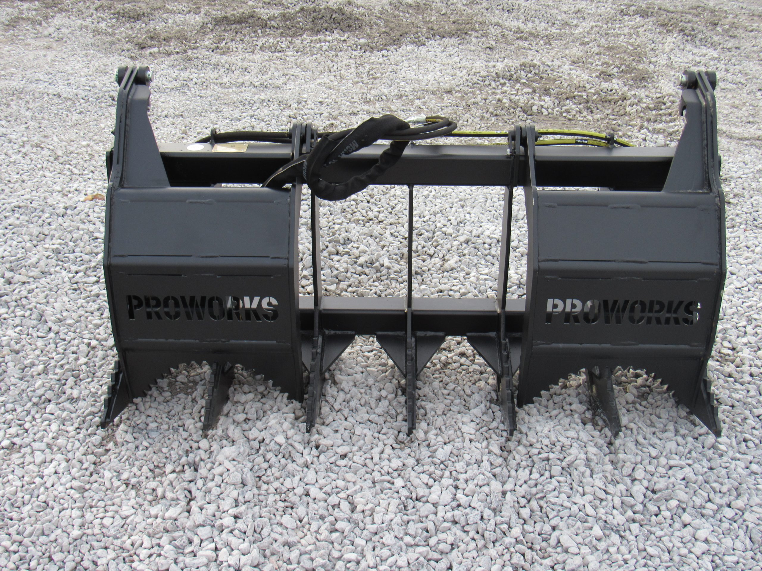 54 Root Rake Clam Grapple Attachment Fits Bobcat MT Mini Skid Steer 