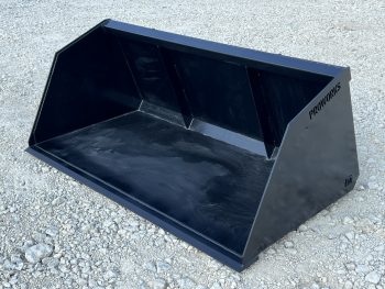 84" Snow Mulch Litter Light Material High Capacity Bucket Fits Skid Steer