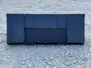 84" Snow Mulch Litter Light Material High Capacity Bucket Fits Skid Steer - Image 5