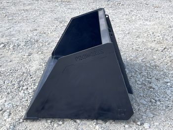 84" Snow Mulch Litter Light Material High Capacity Bucket Fits Skid Steer - Image 7