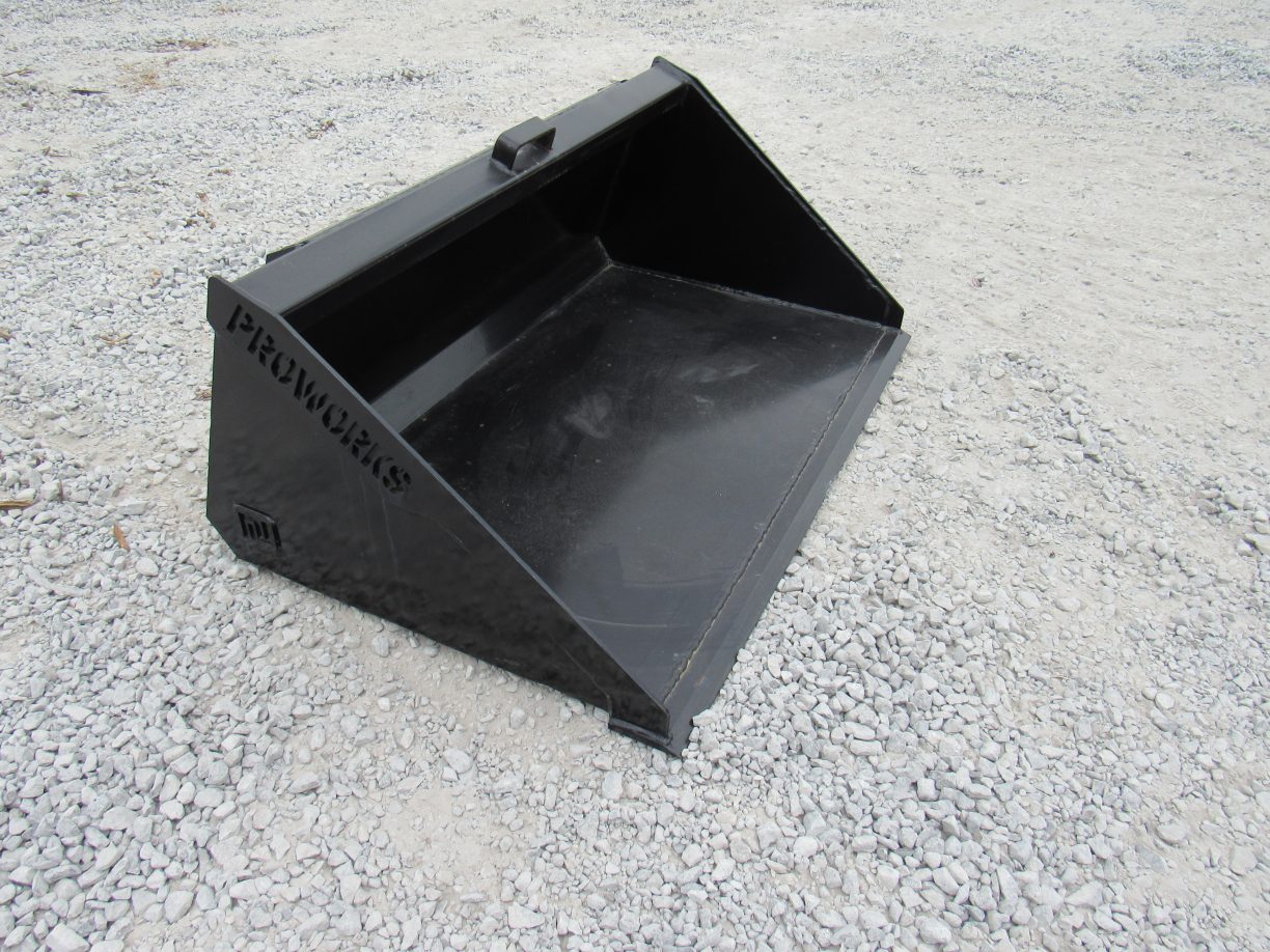 PROWORKS 48″ Low Profile Smooth Bucket Attachment Fits Bobcat MT MT50 ...
