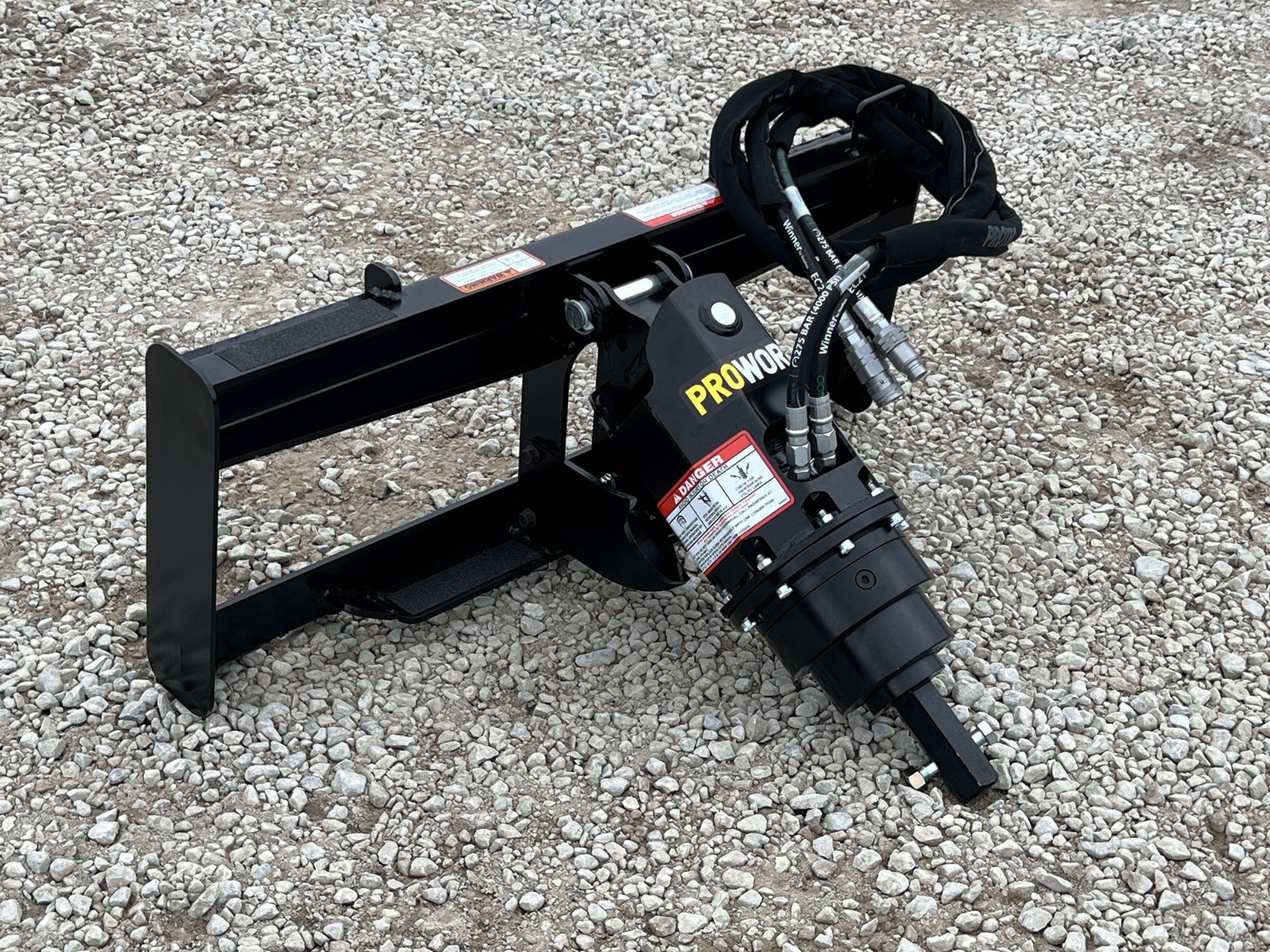 PROWorks Hex Auger Drive AD2035 Unit Fits Skid Steer Quick Attach ...