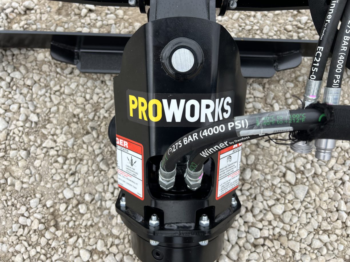 PROWorks Hex Auger Drive AD1020 Unit Fits Skid Steer Quick Attach ...