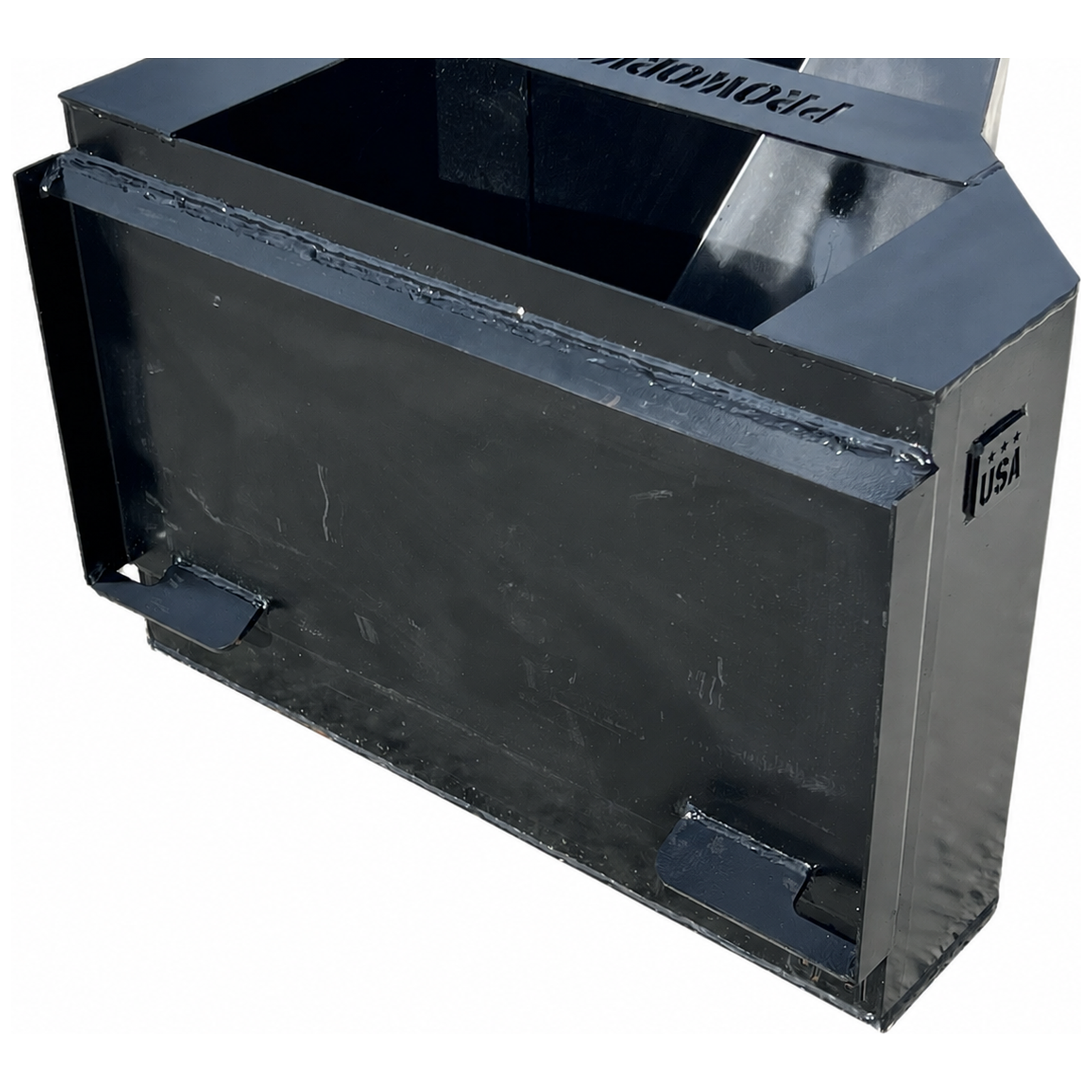 PROWORKS 1/4 Cubic Yard Concrete Dispensing Bucket Attachment Fits Bobcat MT100 MT55 Mini Skid Steer - Image 5