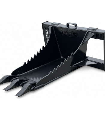 PROWORKS Stump Bucket Attachment Fits Bobcat MT100 MT55 453 463 S70 Mini Skid Steer
