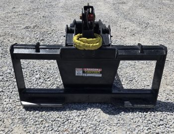 Heavy Duty Stump Bucket Grapple Attachment with Teeth Fits Skid Steer Quick Attach - Image 2