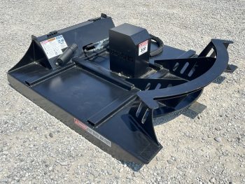 72" High Flow Direct Drive 3 Blade Brush Cutter With Mulching Teeth Attachment Fits Skid Steer - Image 4