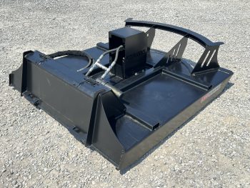 72" High Flow Direct Drive 3 Blade Brush Cutter With Mulching Teeth Attachment Fits Skid Steer - Image 9