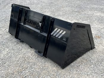 84" Snow Litter Light Material With Window Bucket Attachment Fits Skid Steer Quick Attach - Image 5