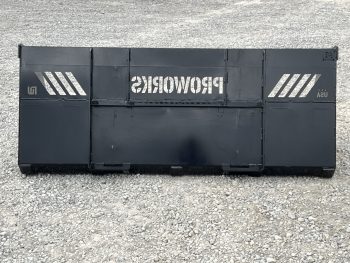 84" Snow Litter Light Material With Window Bucket Attachment Fits Skid Steer Quick Attach - Image 6