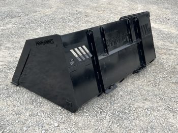 84" Snow Litter Light Material With Window Bucket Attachment Fits Skid Steer Quick Attach - Image 7