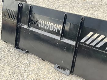 84" Snow Litter Light Material With Window Bucket Attachment Fits Skid Steer Quick Attach - Image 11
