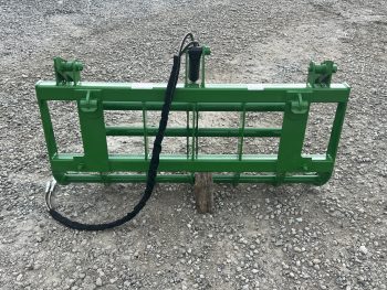 60" Compact Tractor Root Rake Clam Grapple Fits John Deere Loader - Image 6