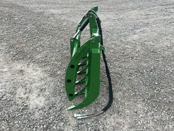 60" Compact Tractor Root Rake Clam Grapple Fits John Deere Loader - Image 8