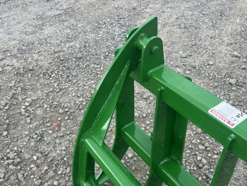 60" Compact Tractor Root Rake Clam Grapple Fits John Deere Loader - Image 11