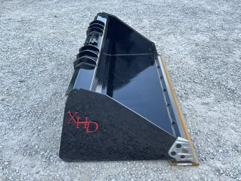 XHD 84" Severe Duty Smooth Bucket with Bolt On Cutting Edge Fits Compact Track Loader - Image 4