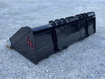 XHD 84" Severe Duty Smooth Bucket with Bolt On Cutting Edge Fits Compact Track Loader - Image 7