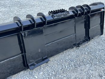 XHD 84" Severe Duty Smooth Bucket with Bolt On Cutting Edge Fits Compact Track Loader - Image 12