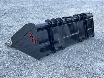 XHD 73" Severe Duty Tooth Bucket with Side Cutters Fits Compact Track Loader - Image 7
