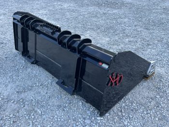 XHD 73" Severe Duty Smooth Bucket with Bolt On Cutting Edge Fits Compact Track Loader - Image 5