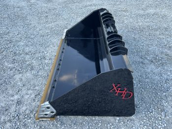 XHD 73" Severe Duty Smooth Bucket with Bolt On Cutting Edge Fits Compact Track Loader - Image 8