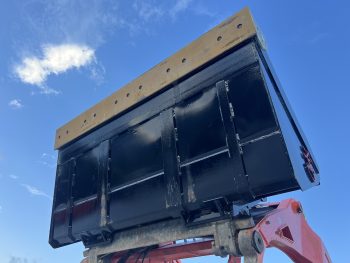 XHD 73" Severe Duty Smooth Bucket with Bolt On Cutting Edge Fits Compact Track Loader - Image 15