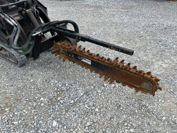 2016 Toro 48" x 6" Trencher Attachment with Shark Teeth Fits Mini Skid Steer - Image 3